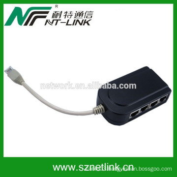 RJ45 male -RJ45 Female STP 8 way ISDN Adapter